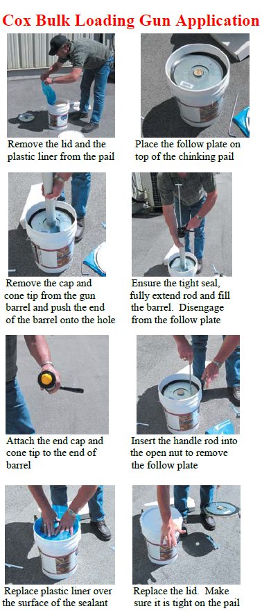 Cox Bulk Loading Caulk Gun