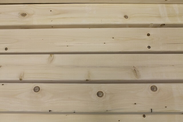 unfinished new wood siding