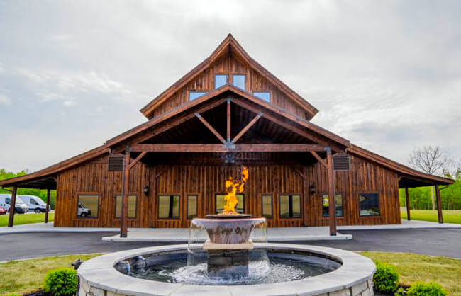 Transformation Log & Timber -- Brown Tone Medium on the Hanover Reserve Wedding and Event Venue