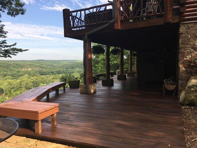 Deck of LogFinish customer
