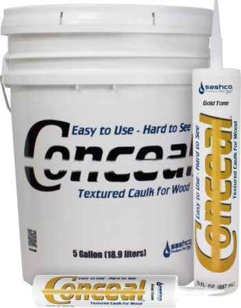 Conceal Textured Caulk for Wood containers