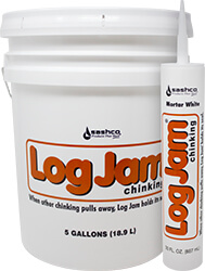 Log Jam Synthetic Chinking
