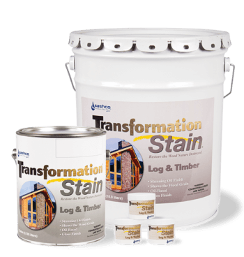 Transformation Log & Timber Stain