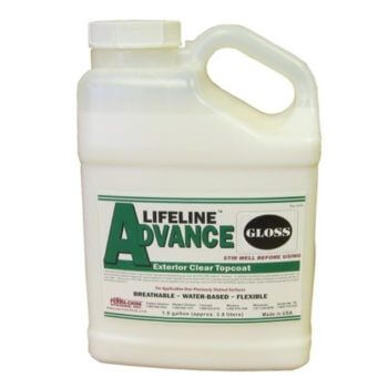 Lifeline Advance Clear Exterior Top Coat container