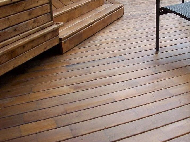 woodplus microshield on a deck