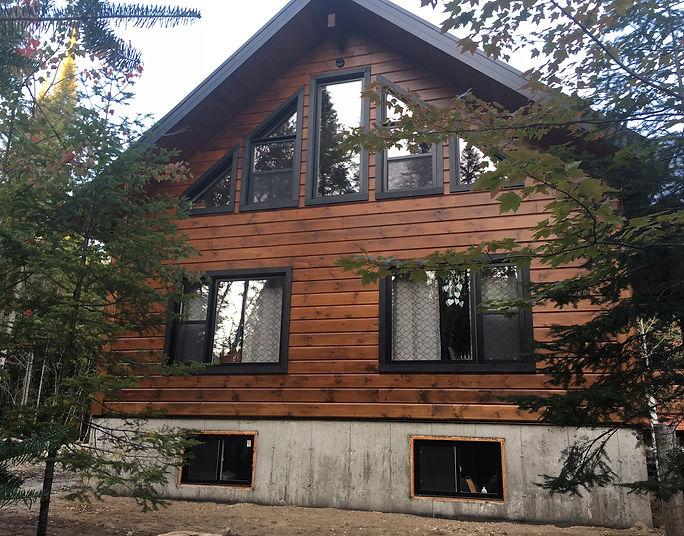 WoodPlus Ultra 10 on a log cabin