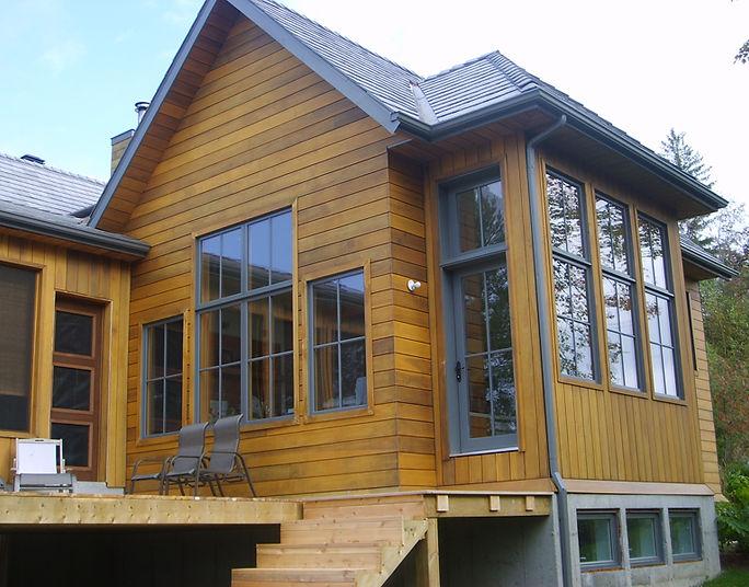 WoodPlus Ultra 10 on a cabin with deck
