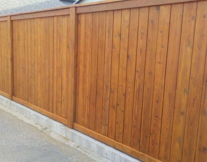 WoodPlus Ultra 10 on a fence