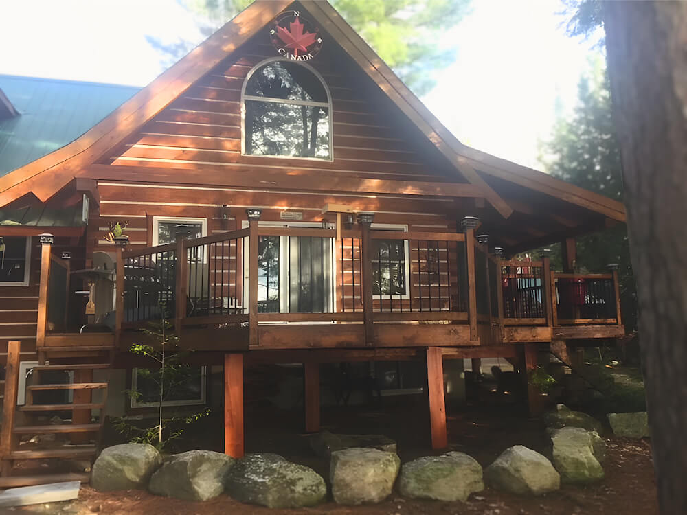 Home Porch with 20 Year Old Stain - WoodPlus Ultra 10