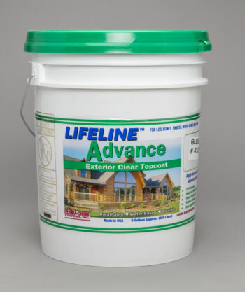 Lifeline Advance Clear Satin & Gloss Exterior Top Coat – 5 Gallon Pail