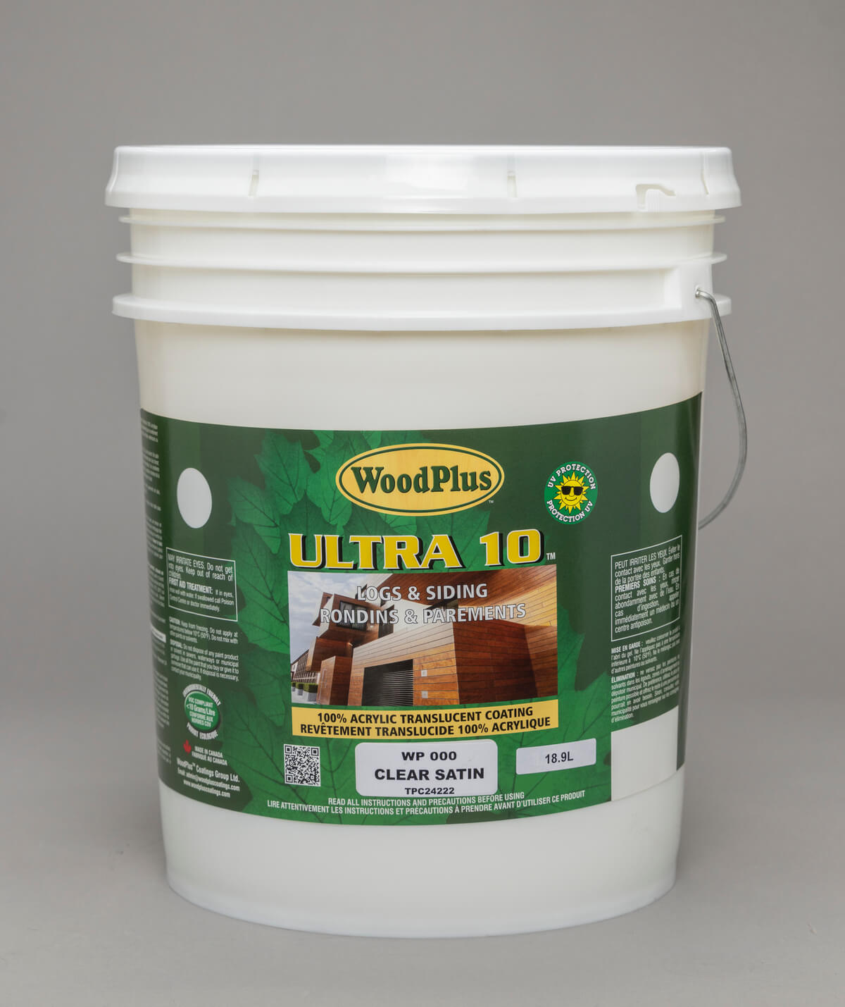 WoodPlus MicroShield 5 gallon container
